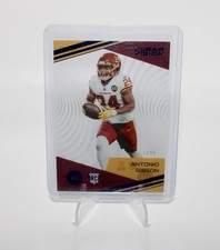 2020 Panini Chronicles Clear Vision Antonio Gibson /99 Blue RC #CV-10 Commanders