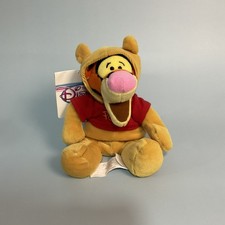NWT Walt Disney Plush Bean Bag Toy - Halloween Tigger Dressed As Winnie The Pooh