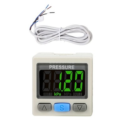 SMC ZSE30A-01-P-L Digital Pressure Switch Vacuum Negative Pressure Gauge