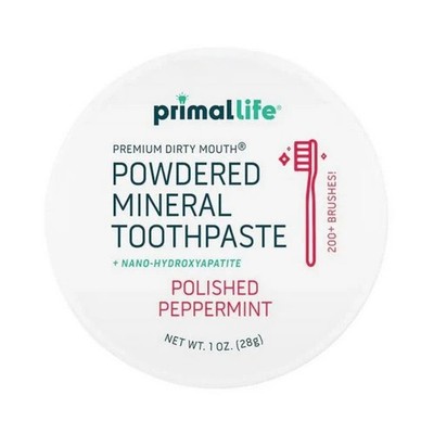 Powdered Mineral Toothpaste With Nano-Hydroxyapatite Po