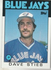 FREE SHIPPING-MINT-1986 Topps #650 Dave Stieb Blue Jays PLUS BONUS CARDS