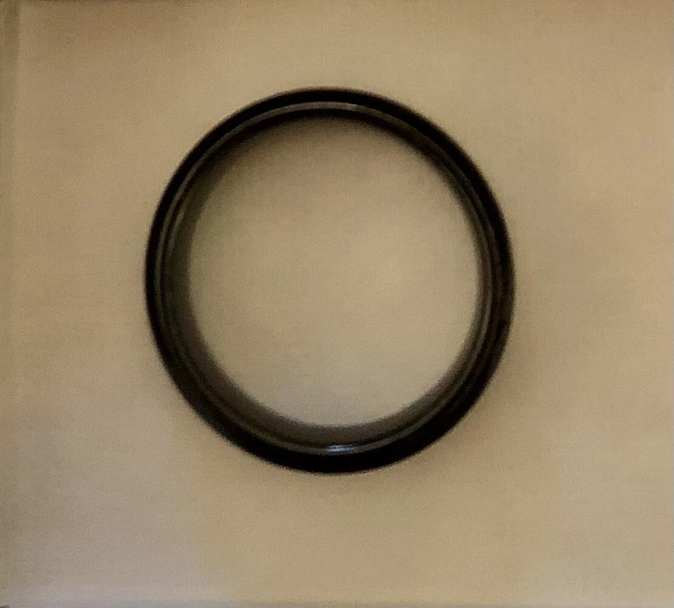 Men's Size 10 Stainless Steel And Ceramic Ring With 1/6 ct Round-cut Diamonds - Image 2 of 3