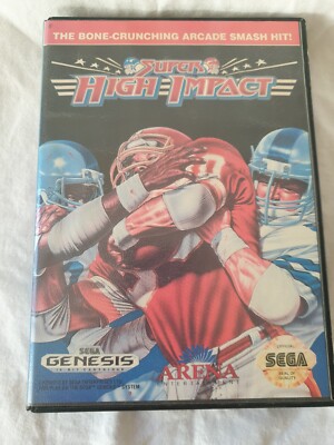 Sega Mega Drive Spiel Super High Impact mit Anleitung NFL Football