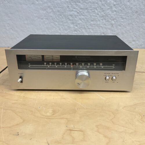 Kenwood AM / FM Stereo Tuner KT-5500 Tested and Working RARE VINTAGE