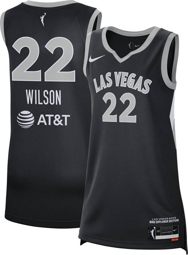 売れ筋商品|||ナイキ カットソー トップス レディース Men's and Women's A'ja Wilson Black Las Vegas Aces WNBA Summit Player T-Shirt Black nike-aja-wilson-black-las-
