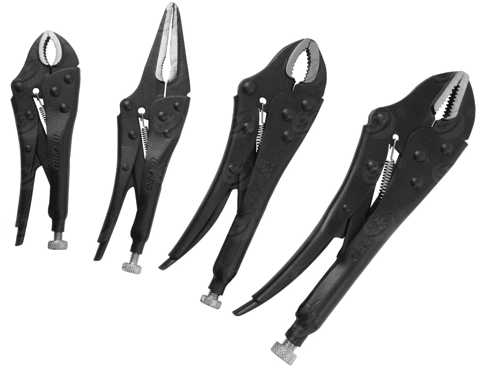 BERGEN Locking Pliers Mole Grips Adjustable Wrench Vice Grips Long Nose