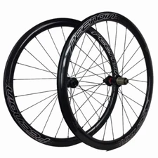 700c Center Lock Disc Brake Hubs Carbon Fiber Cyclocross Road Bike Wheelset