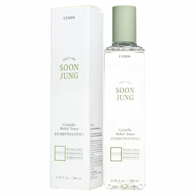 BUY 1 GET 1 FREE ETUDE HOUSE Soon Jung Centella Relief Toner 200ml
