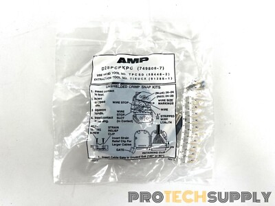 #ad NEW AMP D25PCPKPC Unshielded Crimp Snap Kit with WARRANTY $10.99