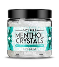MENTHOL CRYSTALS Mentha Arvensis USP Food Grade 100 PURE 2oz to 1LB, USA Ships