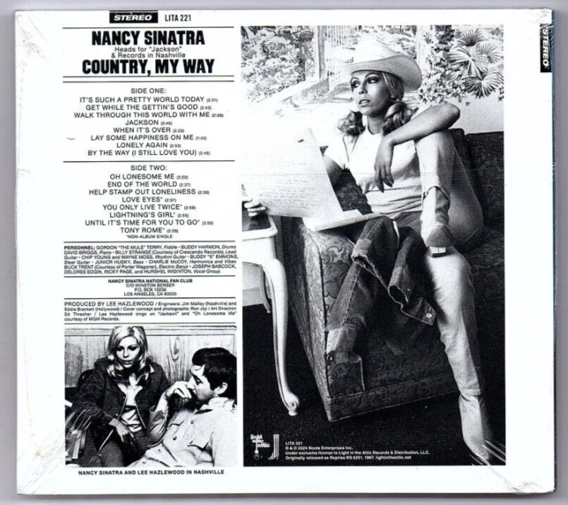 Nancy Sinatra - Country, My Way - 1967er Album + 5 Bonustracks / CD Neuware - Bild 2 von 2