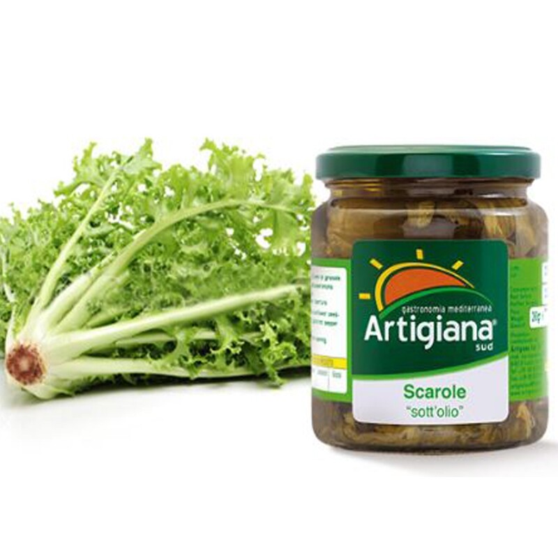Scarole Sott'olio Kg. 1 - Cartone 6 Pezzi