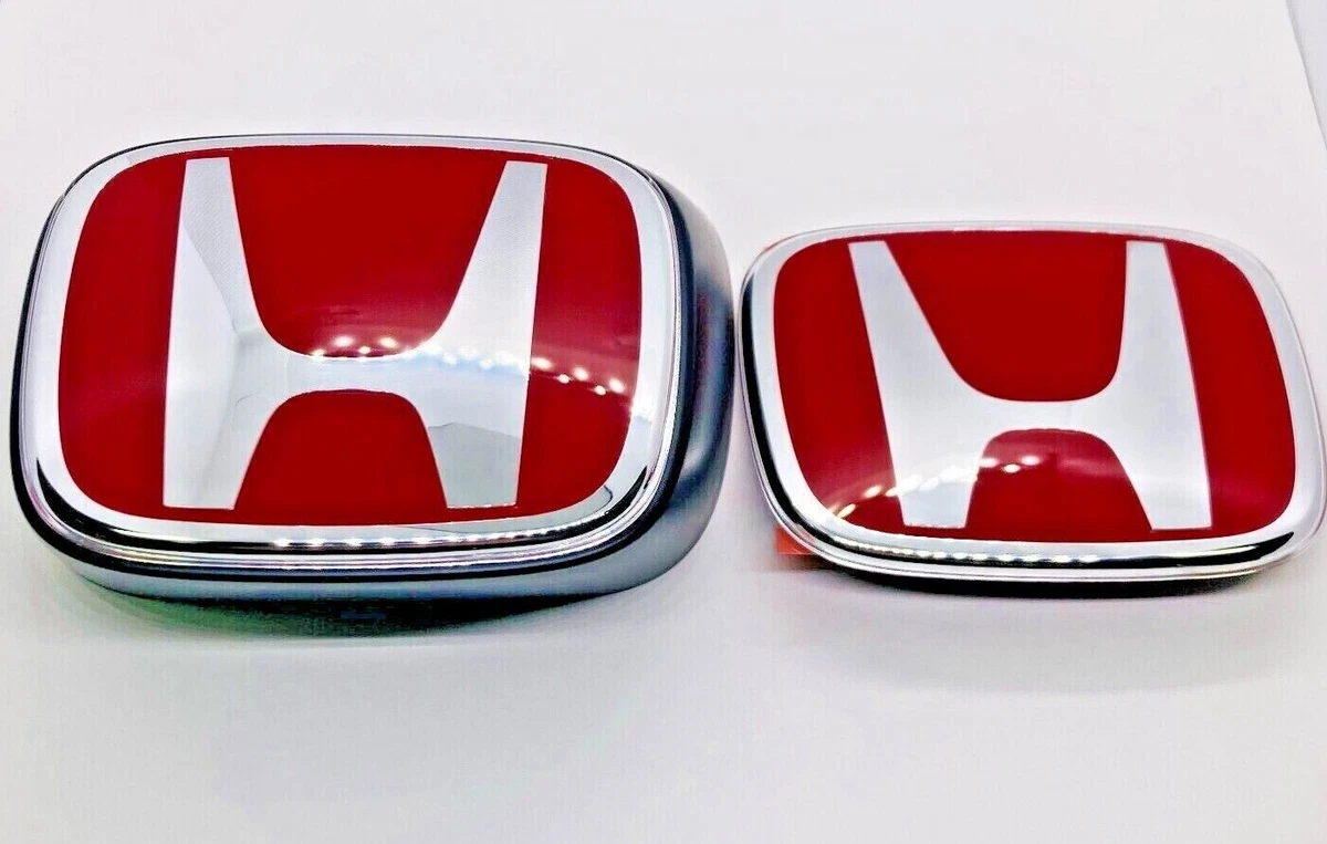 HONDA INTEGRA DC5 Type R RSX Genuine Front Rear Red H Emblem Badge ACURA  Japan | eBay