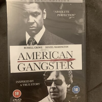 American Gangster (DVD, 2007) Region4PAL CRIME DRAMA Free