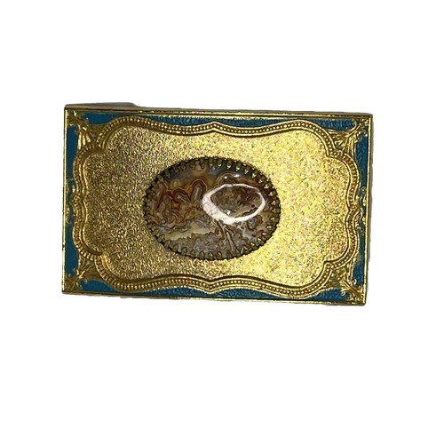 Escada Beige Ostrich-Texture Leather Belt with Gold-Tone Buckle Small Vtg ESCADA Ostrich Leather Belt with Gold Accented Buckle | eBay main image 3