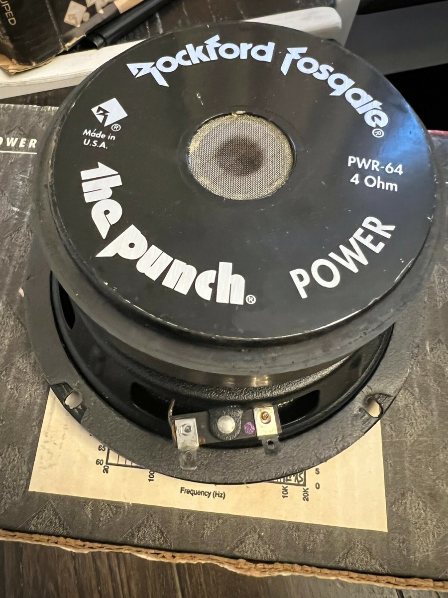 最終値下げ　レア　ロックフォードpunch600 α5 Old School Rockford Fosgate 6
