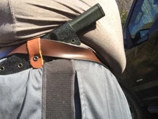 Custom Sheath ONLY. Cold Steel Finn Bear. Grab And Stab Style Sheath.