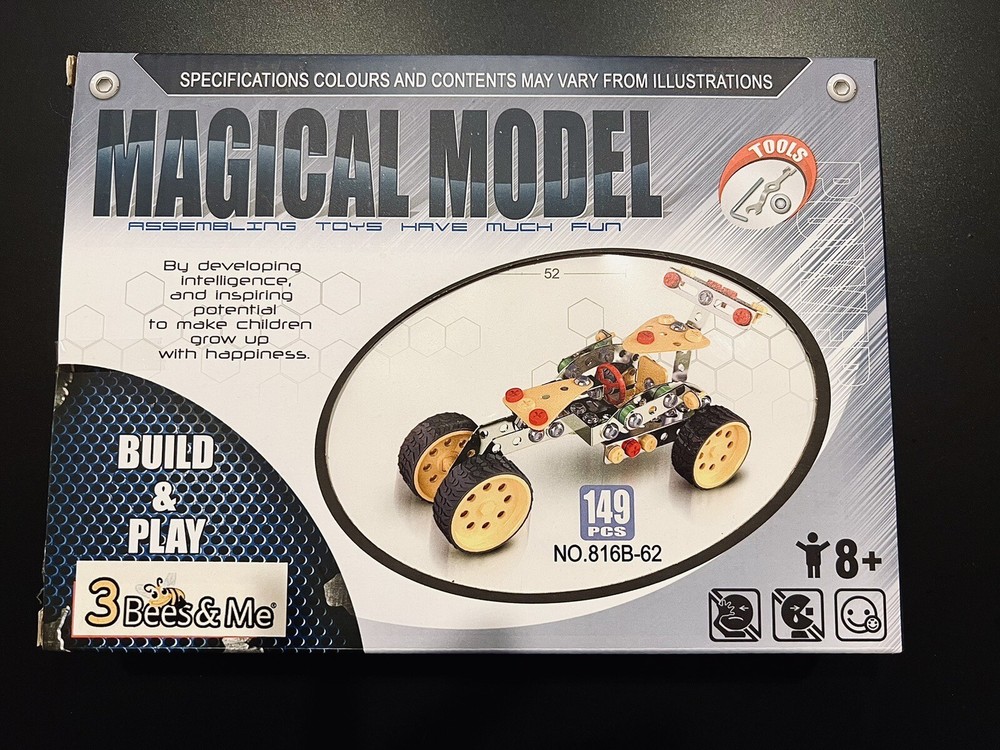 Iron Commander Magical Model Kit Build & Play Race Car Brand New Unopened