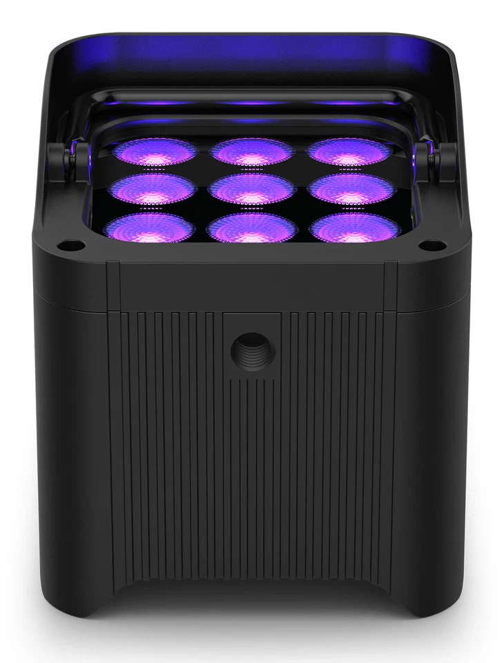 Chauvet DJ Freedom Par H9 IP X4 (4) Wireless DMX Battery Wash Lights+Bag+Remote - Image 2 of 4