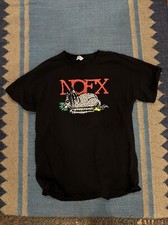 NOFX Drunk Rat Black Tee Shirt - Size L