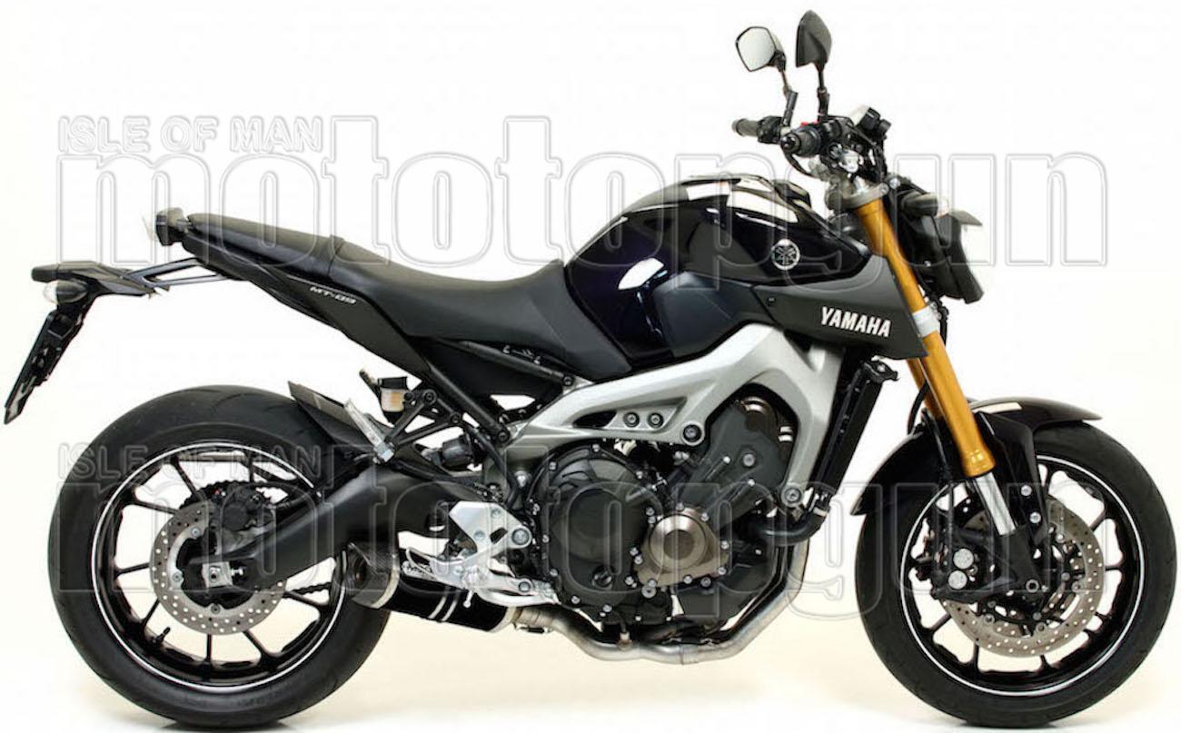 Pot d'échappement Thunder Arrow noir de haute précision pour MT09 2013