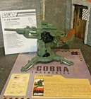 GI JOE ~ 2009 FLAK CANNON ~ 25th UNUSED STICKERS  ~ 100% COMP & CARD w/ BPs 2008
