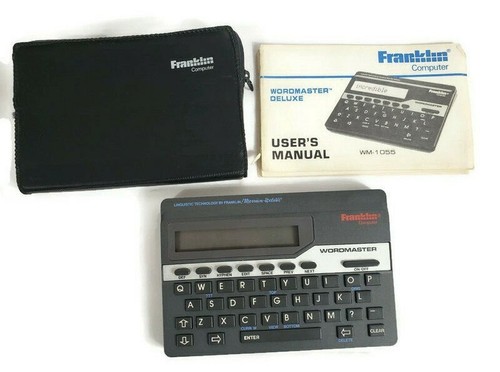 Franklin Wordmaster Deluxe Modell WM-1055 inklusive Anleitung und Koffer - Bild 3 von 8