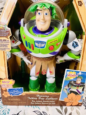 Toy Story Hawaiian Vacation Buzz Lightyear Talking NIB Rare | eBay