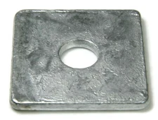 Square Washers Hot Dip Galvanized Steel Square Plate Washers - Sizes 1/2" To 1"