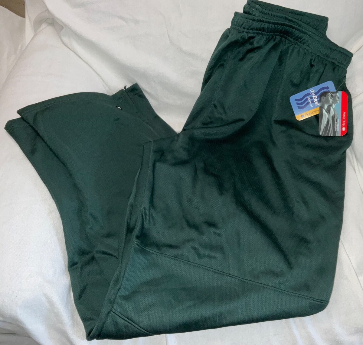 Men’s Holloway Dry-Excel Dark Green Track Pants Size 3XL New with Tags