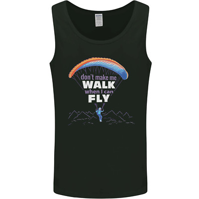 Paragliding Dont Make Me Walk When Can Fly Herren Trägershirt Tank Top