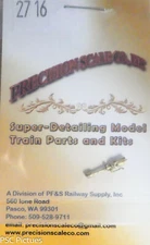 Precision Scale HO #2716 Whistle, 6 Chime, Arm Up (Brass Casting)