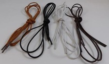 New unisex round waxed cotton oxford dress canvas sneaker shoe Laces 