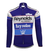 Retro Reynolds Cycling Team Long Sleeve Jersey Outdoor Sports Uniform XXS-6XL