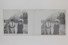 Femmes Mode Snapshot France Plaque de verre Stereo Positif Vintage PL33L4P-7