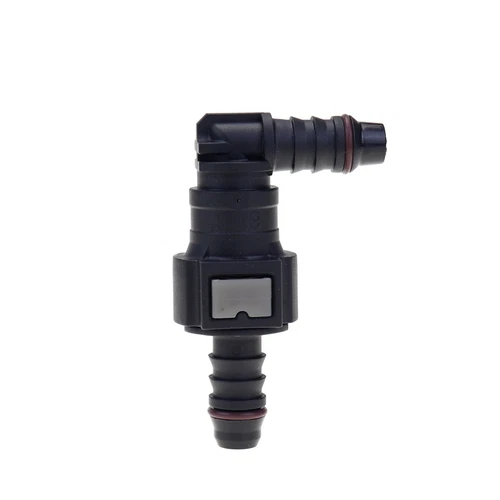 9.49mm SAE 5/16 Elbow 90 Degree Nylon Fuel Line Quick Connect Release Hose - Bild 9 von 11