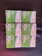 6x total boxes. Each Box Has 50 One Touch Ultra Test Strips EXP 10