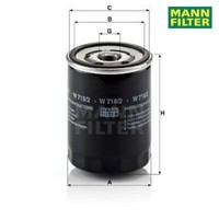 ÖLfilter MANN-FILTER W718/2 FüR Fiat 124 Coupe 124 Spider