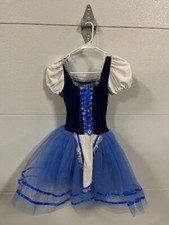 Revolution Dancewear Blue Costume for Ballet or Dance Size Medium Adult MA 18