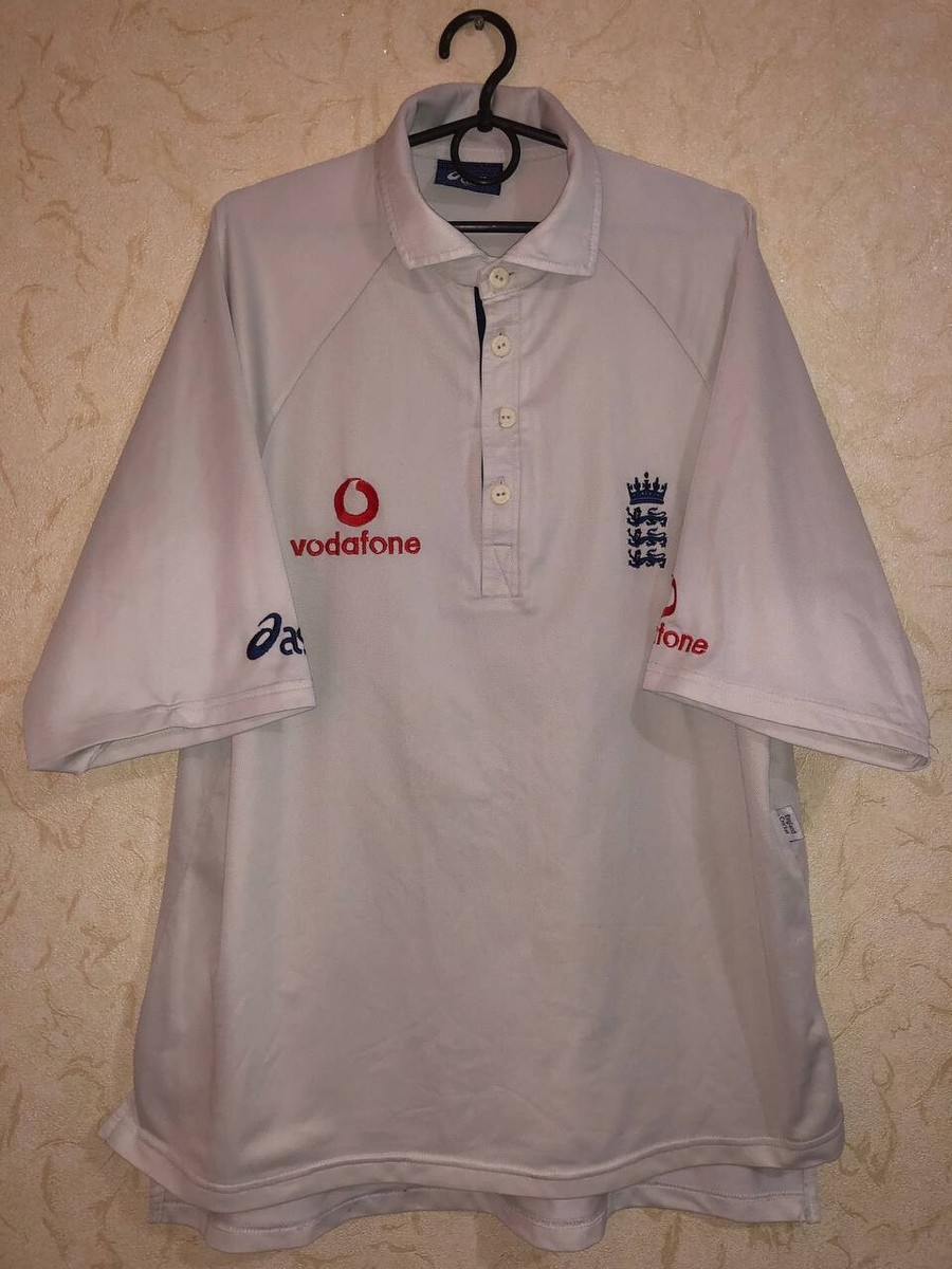 England Cricket Shirt Jersey Brit Adidas White Men's