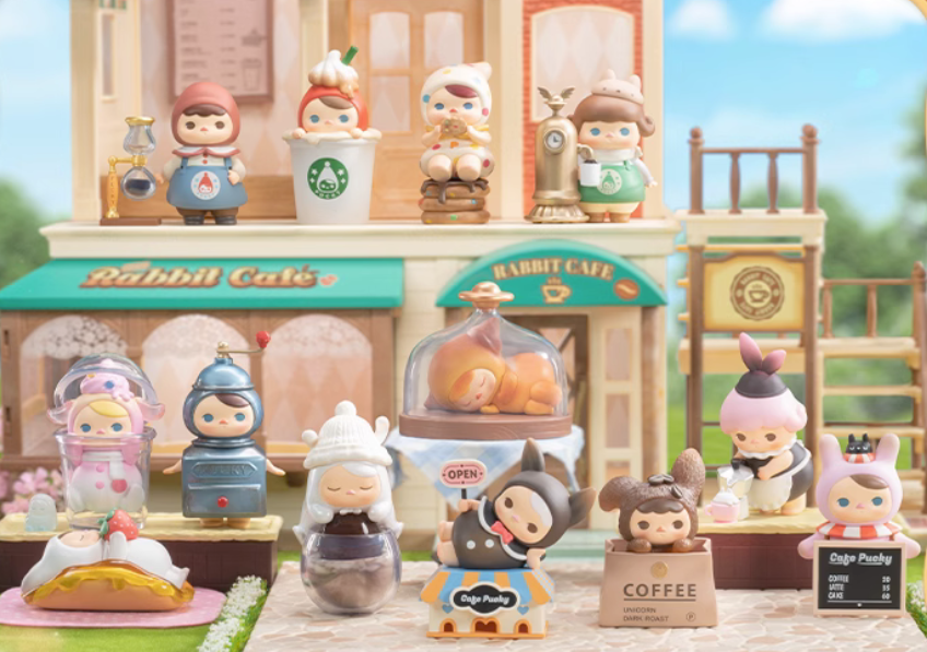 Authentic Pucky Rabbit Cafe Series Blind Box Confirmed Figure Toy Authentic Pucky Rabbit Cafe Series Blind Box Confirmed Figure Toy