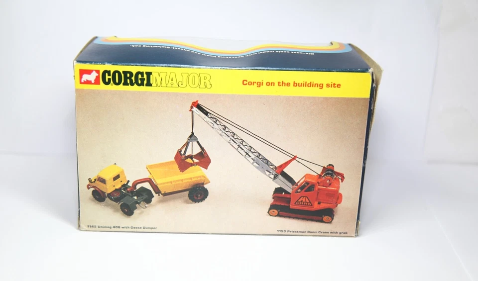 Corgi 1128 Priestman Cub Shovel In Original Box - Near Mint Vintage Original - Image 4 of 4