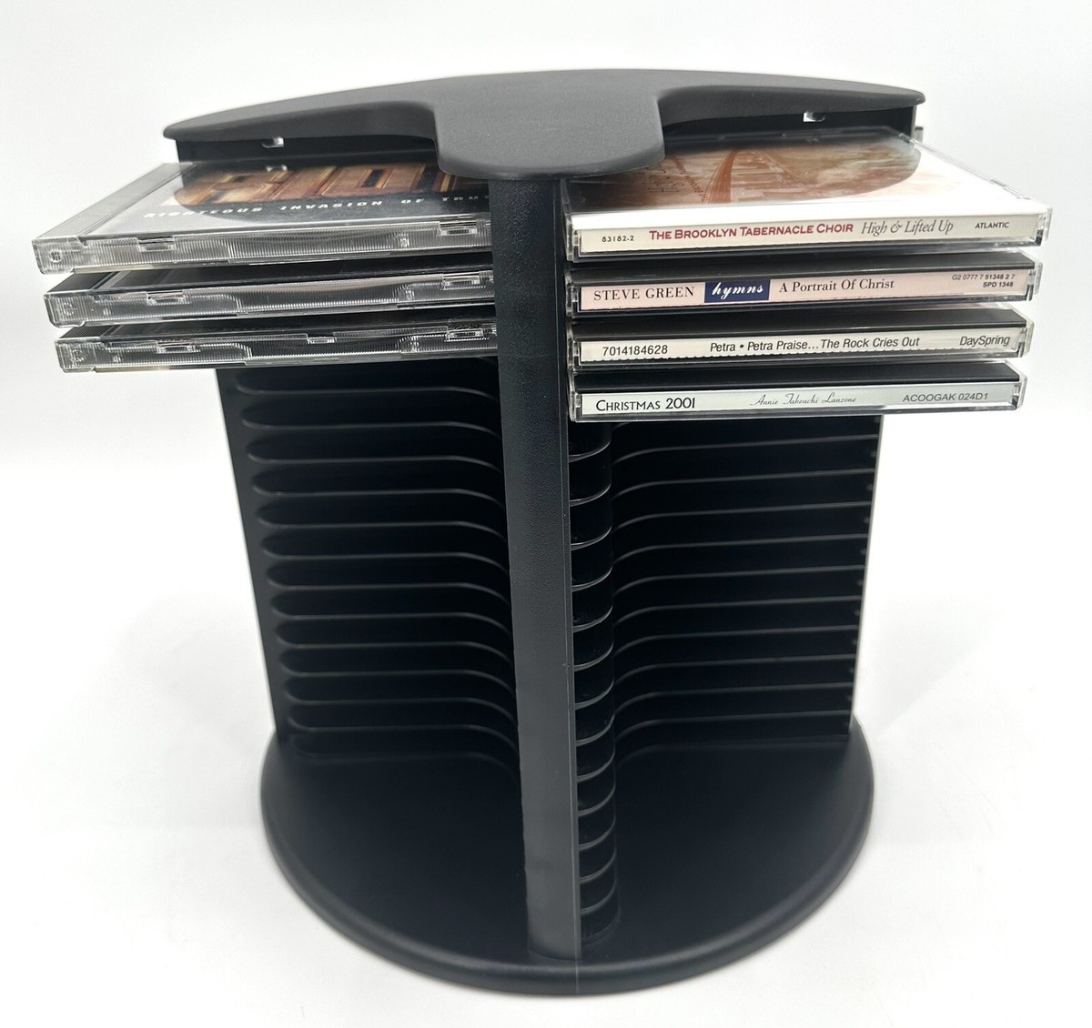 MediaWorx 72 CD Spinner Storage Carousel 49730 Series by Tenex USA