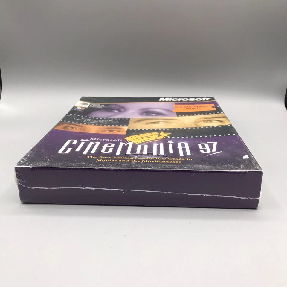 Microsoft Cinemania 97 Windows 95 Interactive Guide to Movies & Moviemakers NEW - Image 4 of 4