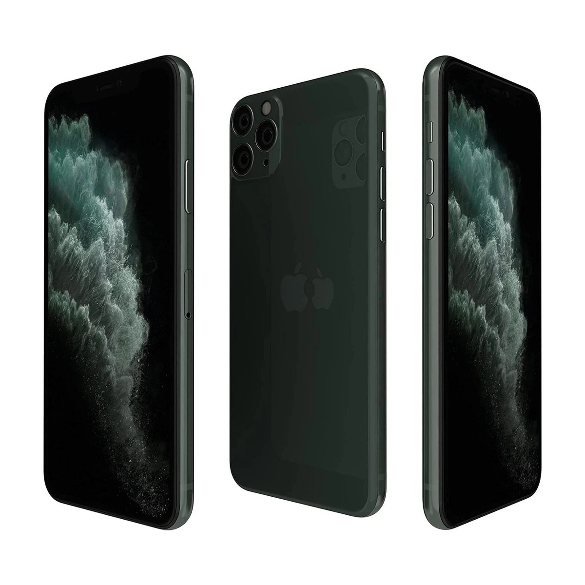 Apple iPhone 11 Pro Max - 256GB - Midnight Green (Unlocked) A2218