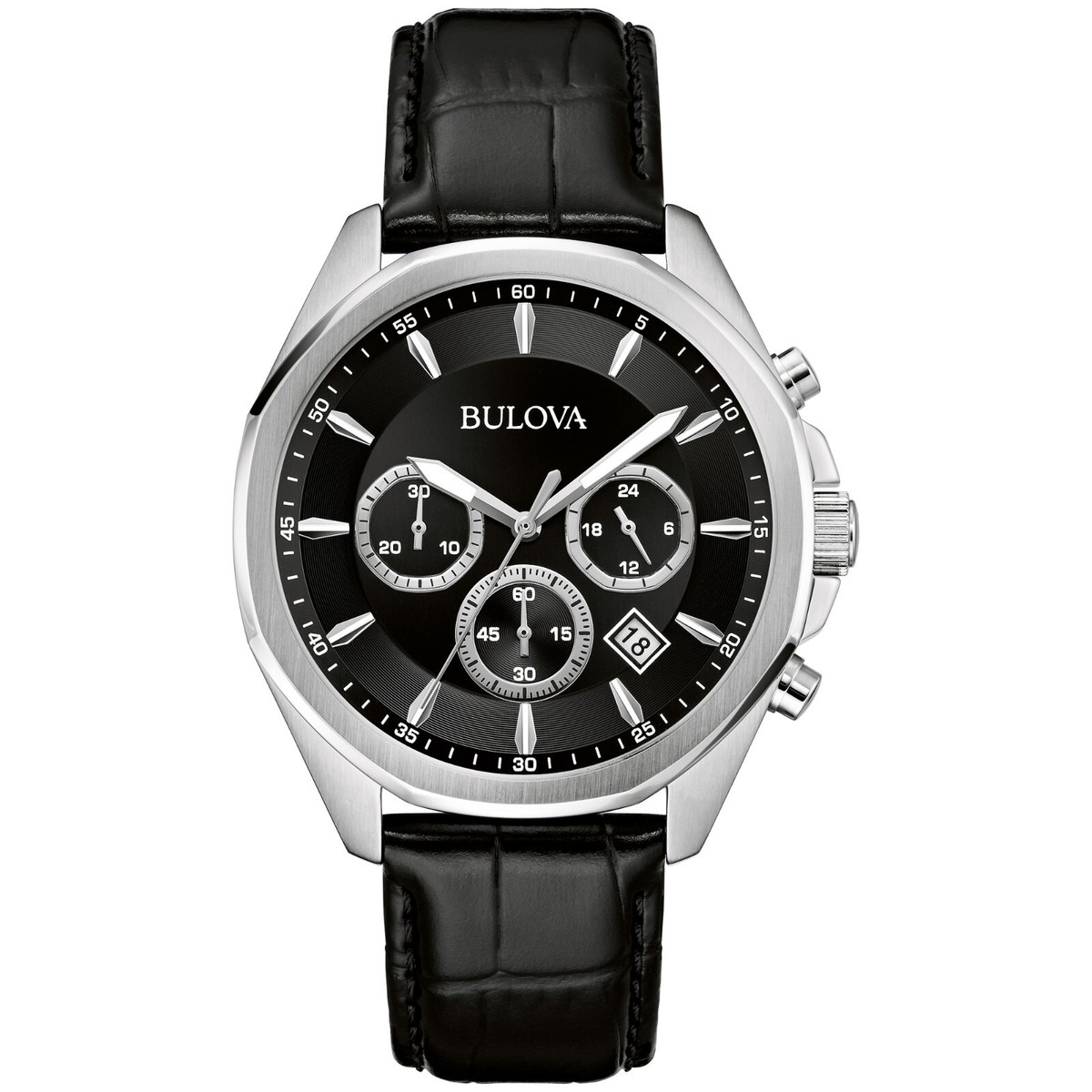 シ*ア様 Bulova 手巻き 腕時計 ブラック Bulova Men's Marine Star Quartz Chronograph Calendar Black