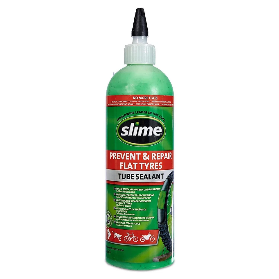 Slime Tube Sealant Puncture Repair, Twin Pack, Ideal for All Tubes - Image 2 of 4