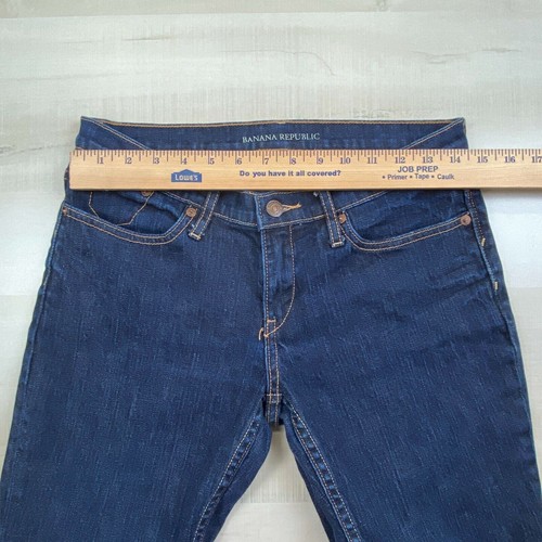 Banana Republic Womens Skinny Jeans 4 Low Rise Dark Wash Denim Stretch Ladies - Picture 7 of 11