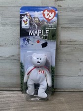 BEANIE BABY MCDONALDS TY MAPLE THE BEAR WITH RARE TAG ERRORS 1993, OAKBROOK