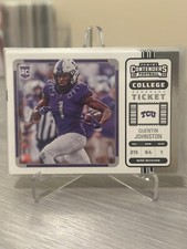 2023 Panini Chronicles Draft Picks Contenders College Ticket - Quentin Johnston